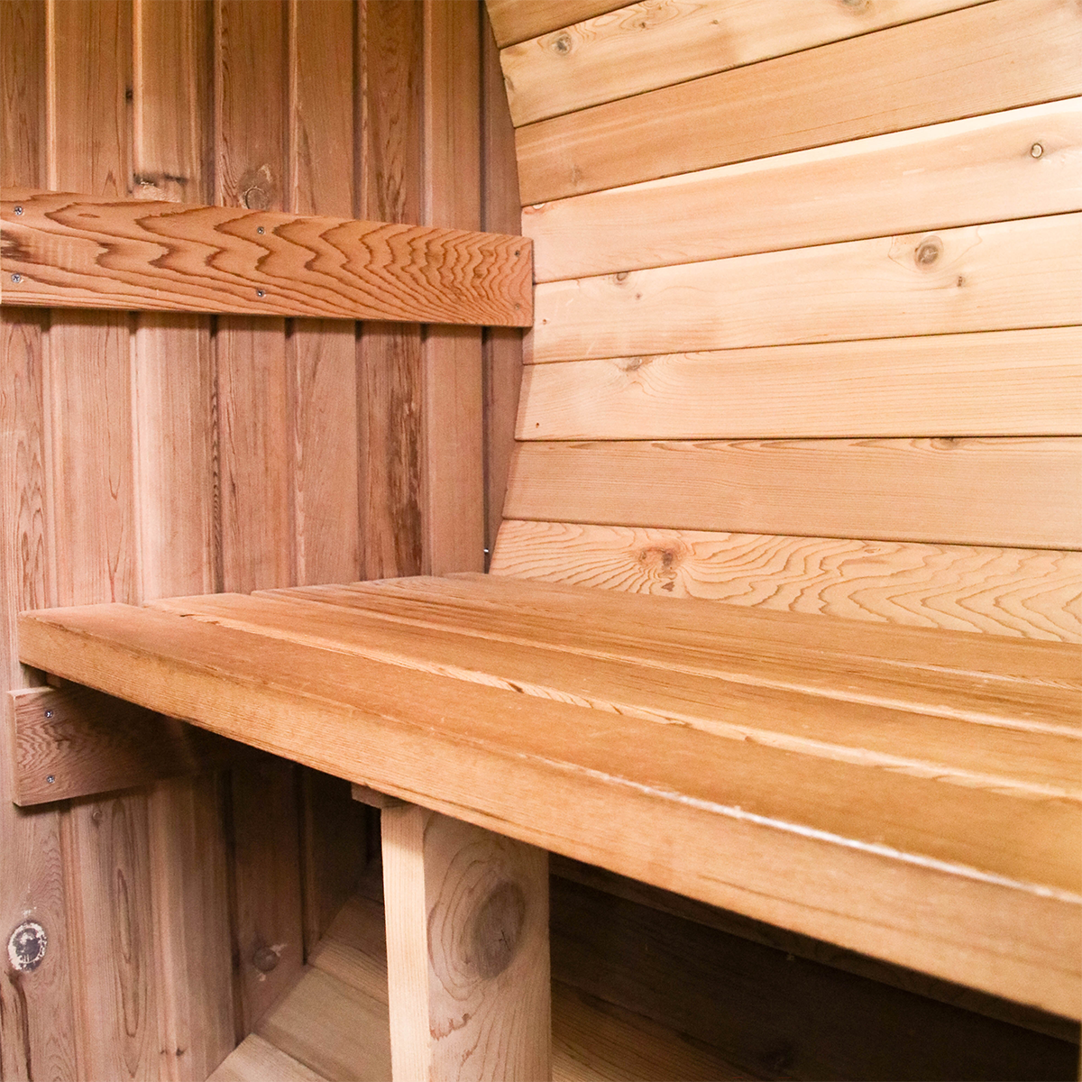 Rustic Barrel Sauna 6ft