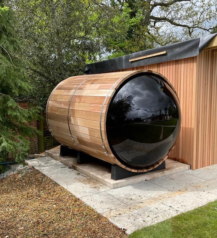 Barrel Sauna Panorama 2400