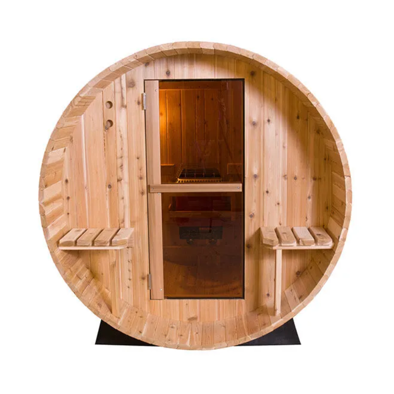 Rustic Barrel Sauna 7+1 ft
