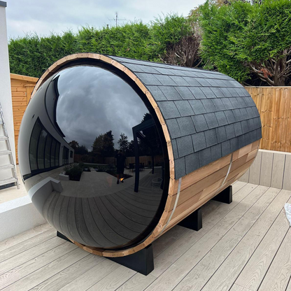 Barrel Sauna Panorama 1800