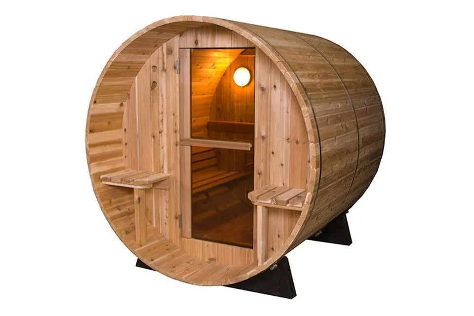 Rustic Barrel Sauna 7+1 ft