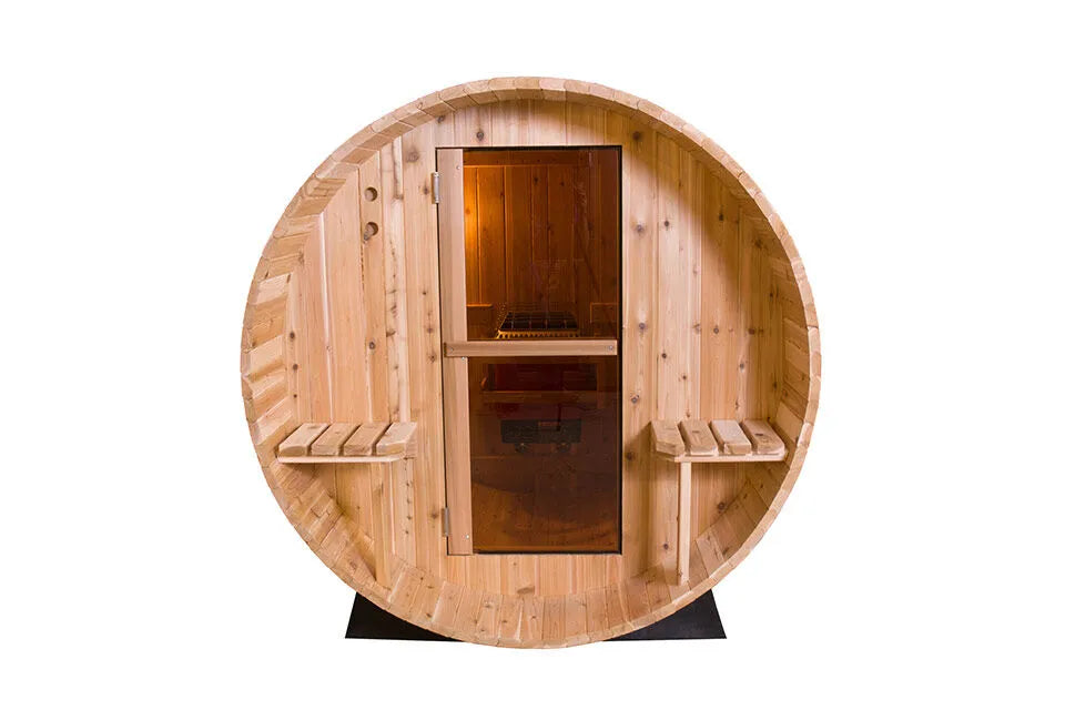 Rustic Barrel Sauna 7+1 ft