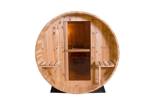 Rustic Barrel Sauna 7+1 ft